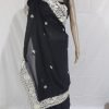 Black gara saree