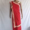 Red colour gara Saree