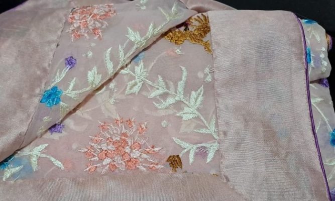 Beautifully Messy Back Gara Saree